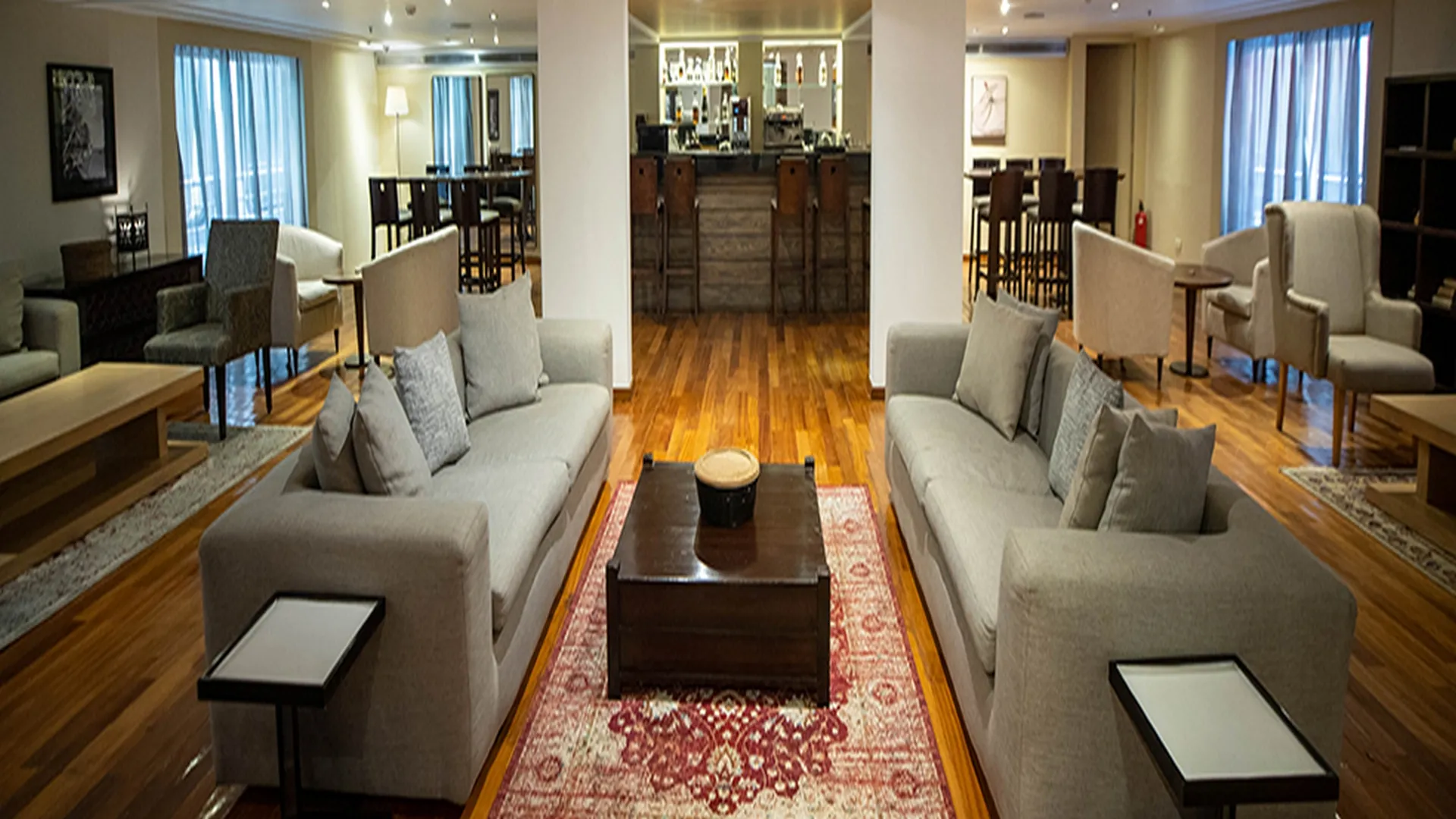 Lounge aboard the Farida Nile Cruise Nile cruise